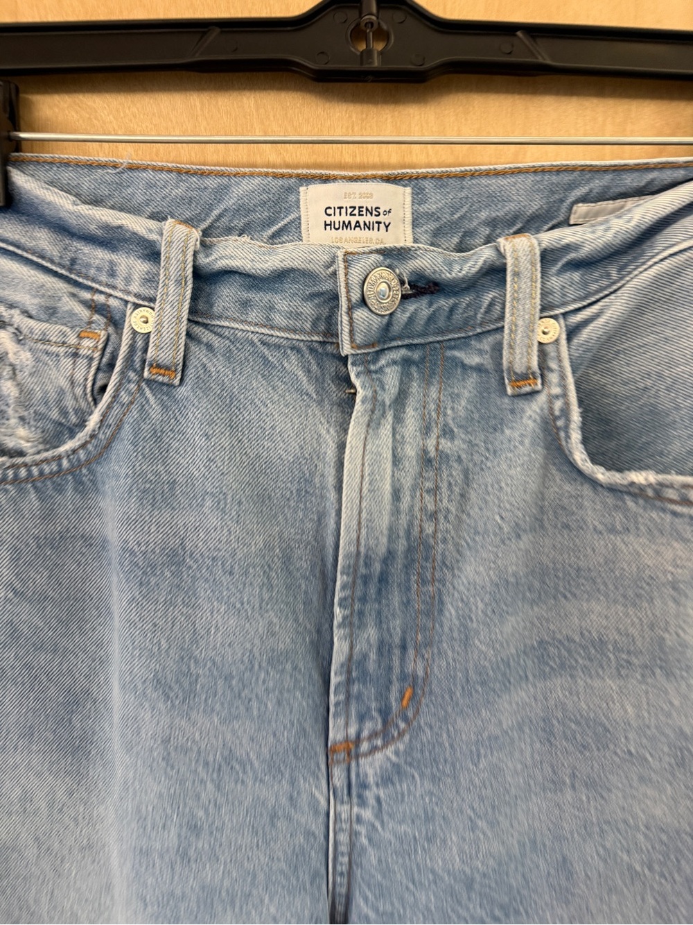 Citizens of Humanity Paloma Baggy Wide Leg Jeans in Siesta Crop - Size 26 - Picture 11 of 16